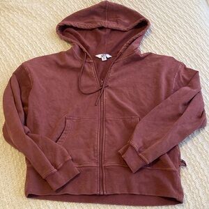 JoyLab dark pink purple Zip-Up Hoodie